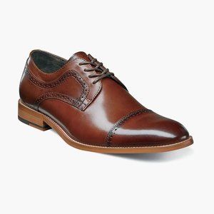 Cognac Dickinson Cap Toe Oxford Size 8.5 M